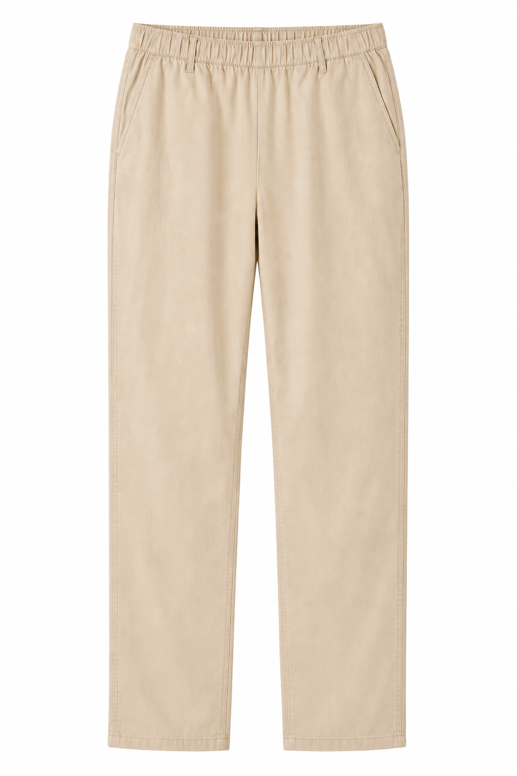 Milano Straight-Fit Twill Cotton Pants