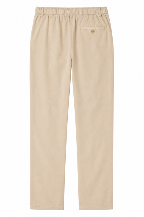 Milano Straight-Fit Twill Cotton Pants